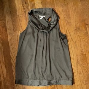 Calvin Klein Grey Silk Tank